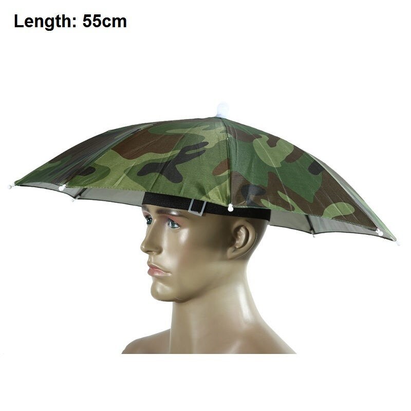 Flag Village 55 65cm Outdoor Fishing Sunshade Waterproof Camping Hiking Fishing Holiday Folding Sunhat