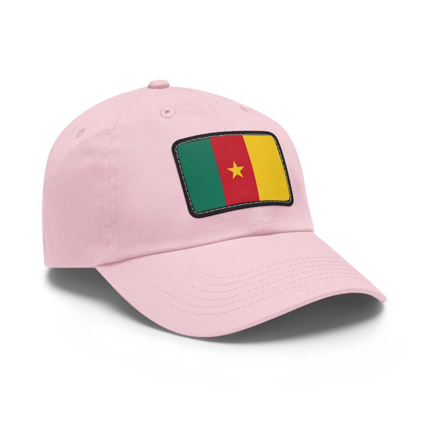 Flag Village Cameroon Flag Hat Cap with Leather Patch