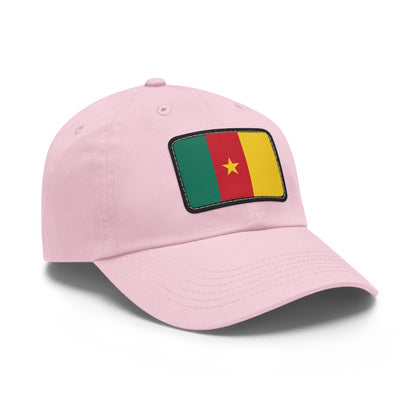 Flag Village Cameroon Flag Hat Cap with Leather Patch