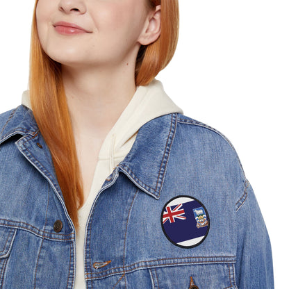 Flag Village Falkland Islands Flag Embroidery Iron-On Patches
