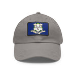 Flag Village USA Connecticut State Flag Hat Cap with Leather Patch