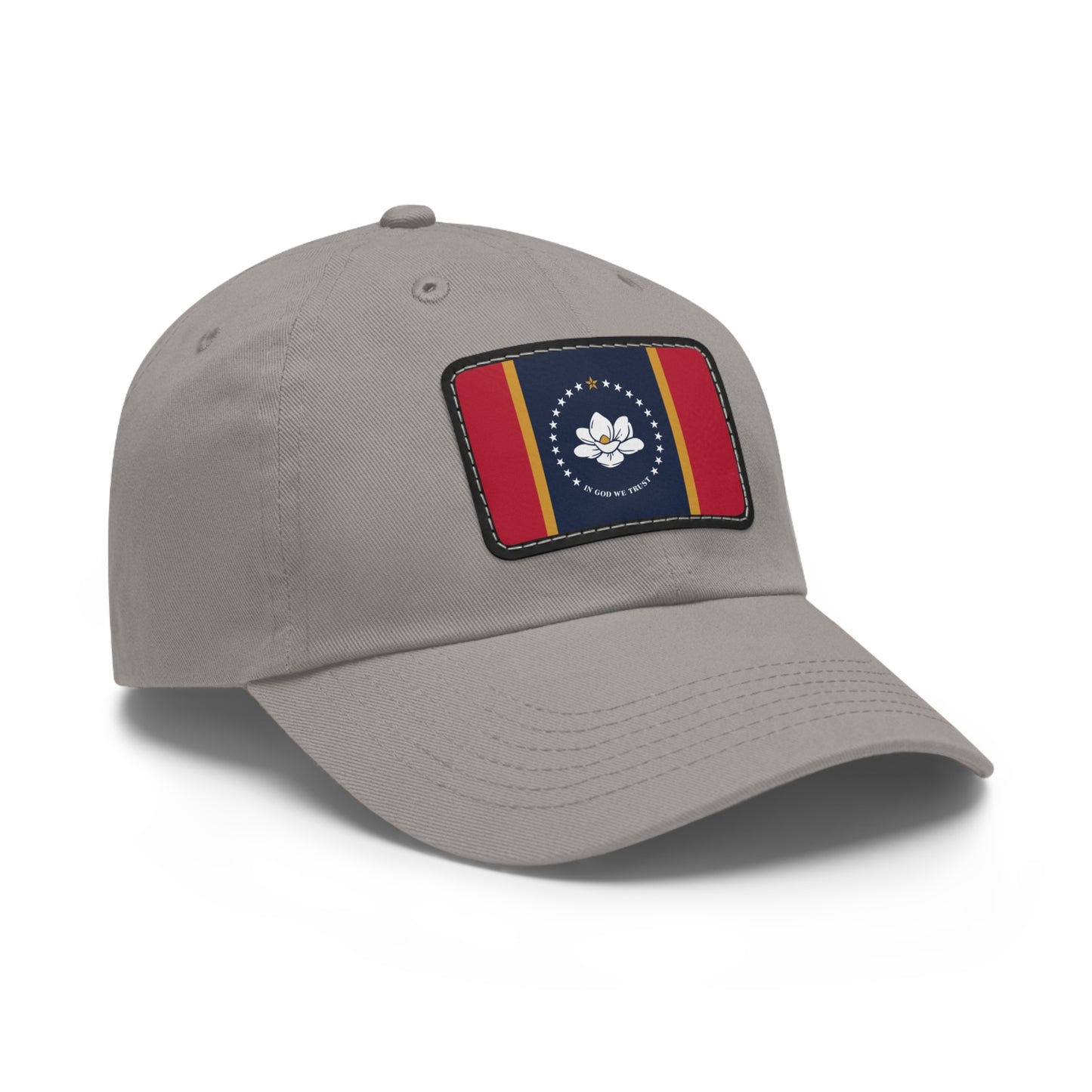 Flag Village USA Mississippi State Flag Hat Cap with Leather Patch