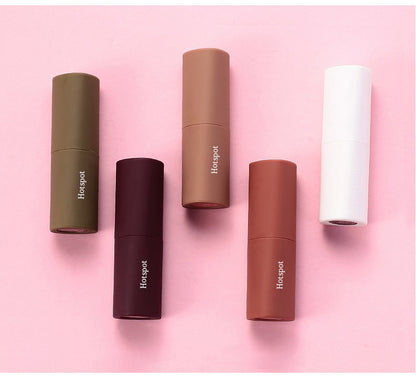 Flag Village Gift Box Lipstick Set Cosmetic Mousse Velvet Matte Waterproof Non-stick Cup