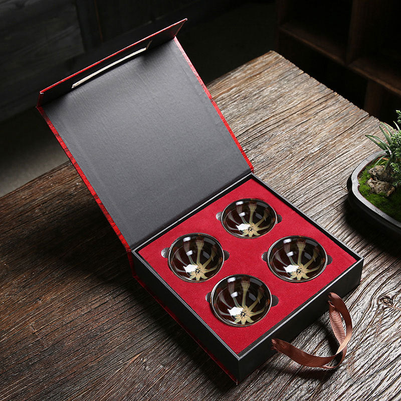 Flag Village Family Kungfu Tea Set Gift Box