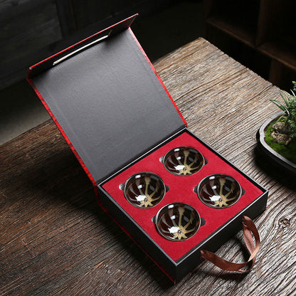 Flag Village Family Kungfu Tea Set Gift Box