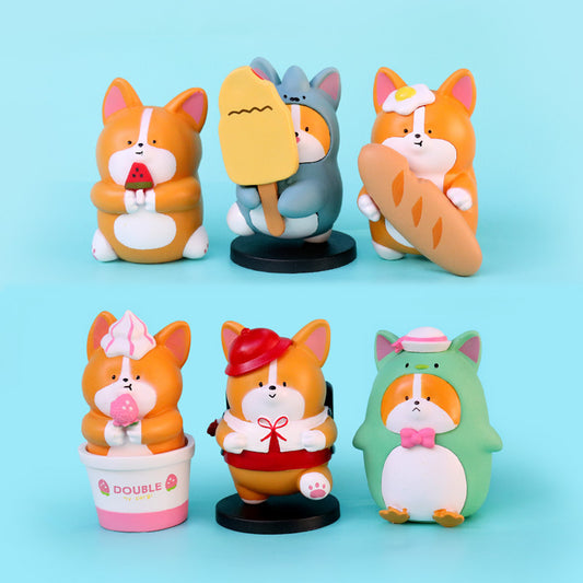 Flag Village Cute Shiba Inu Shape Gifts Ornaments