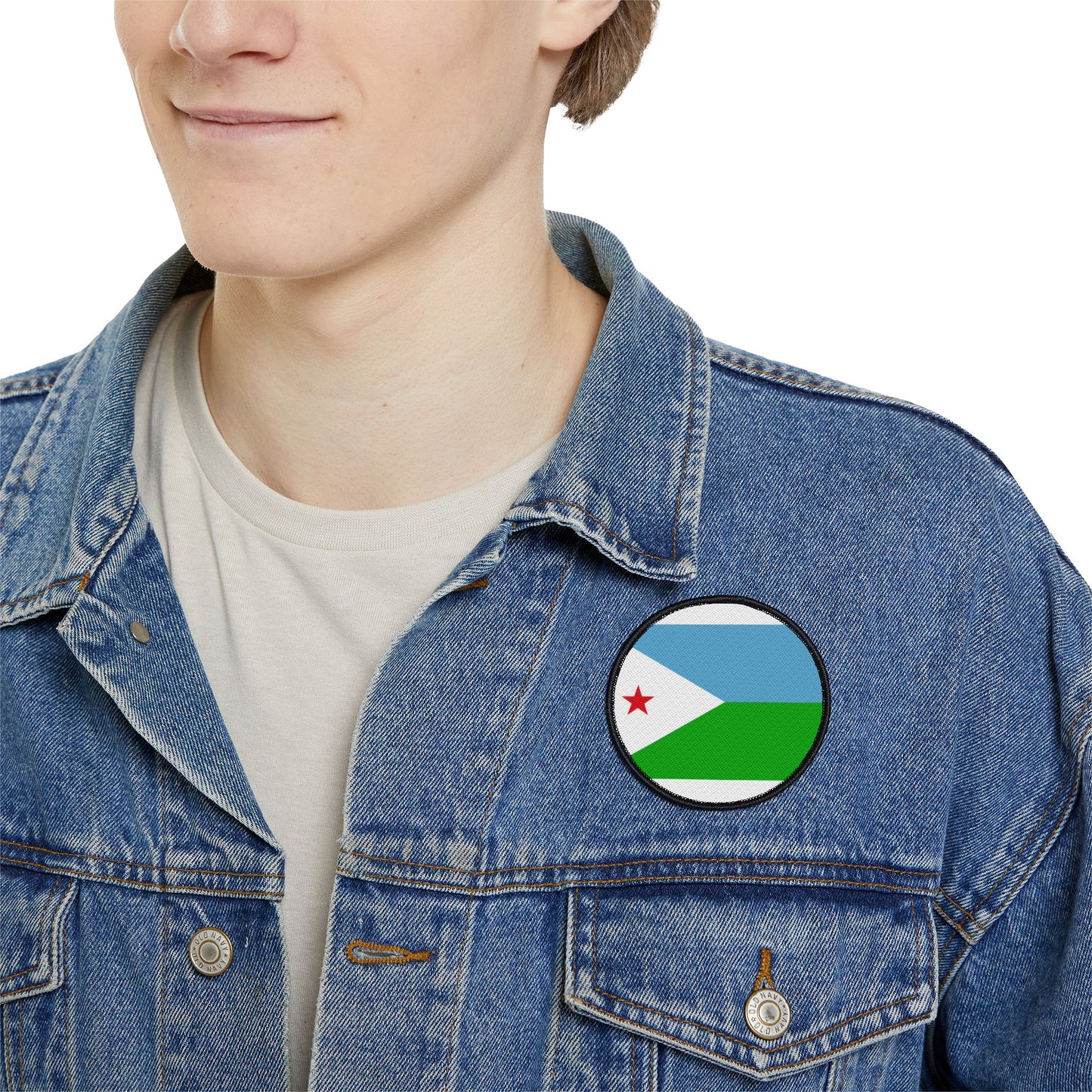 Flag Village Djibouti Flag Embroidery Iron-On Patches