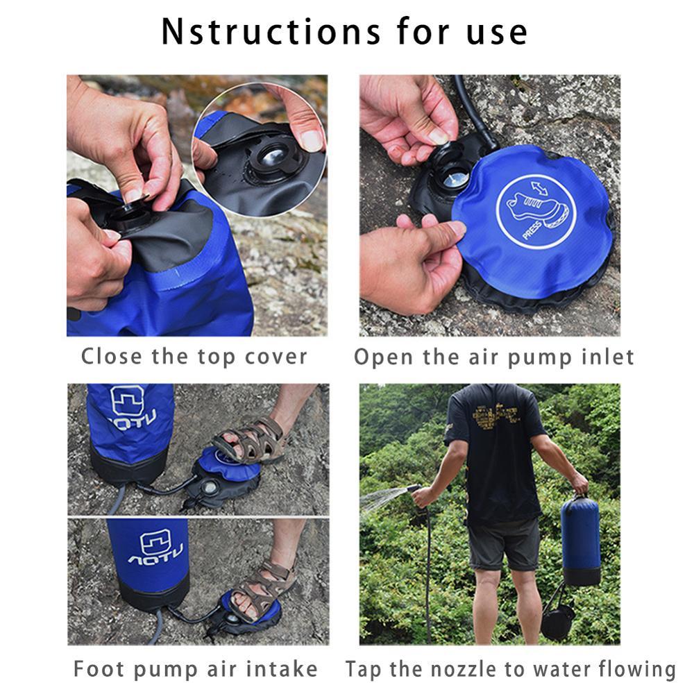 Flag Village Portable shower bag