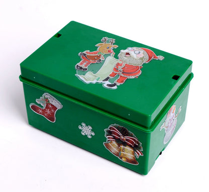 Flag Village Electric lift Christmas music gift box