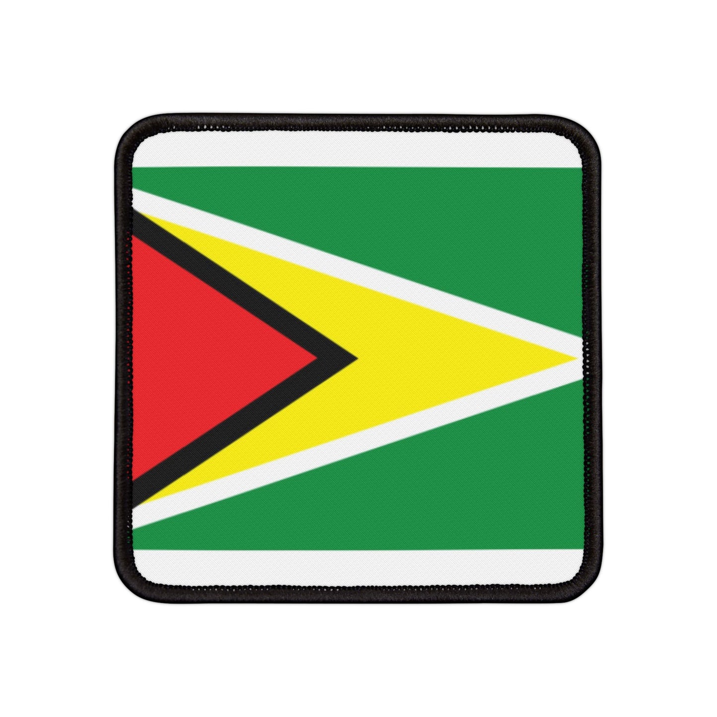 Flag Village Guyana Flag Embroidery Iron-On Patches