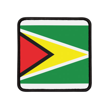 Flag Village Guyana Flag Embroidery Iron-On Patches