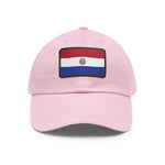 Flag Village Paraguay Flag Hat Cap with Leather Patch