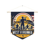 Flag Village West Virginia State Flag Pennant Sporting Home Wall decoration WV0001