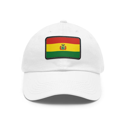 Flag Village Bolivia Flag Hat Cap with Leather Patch