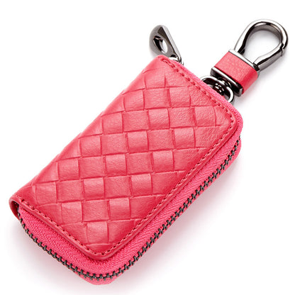 Flag Village Auto Tools Car key case leather key case men's woven
