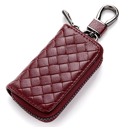 Flag Village Auto Tools Car key case leather key case men's woven