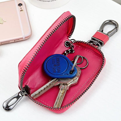 Flag Village Auto Tools Car key case leather key case men's woven