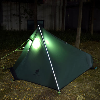 Flag Village Single Poleless Tent Full Set Right Opening Picnic Camping Tent