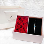 Flag Village Rose Gift Box Necklace Jewelry Box