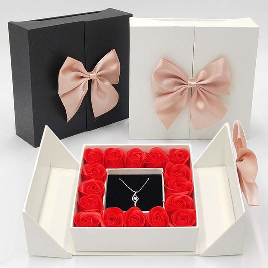 Flag Village Rose double door jewelry gift box necklace box