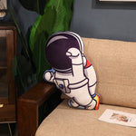 Flag Village Simulation Space Series Plush Pillow Toys Astronaut Spaceman Rocket Spacecraft Stuffed Doll Nap Pillow Kids Birthday Gifts