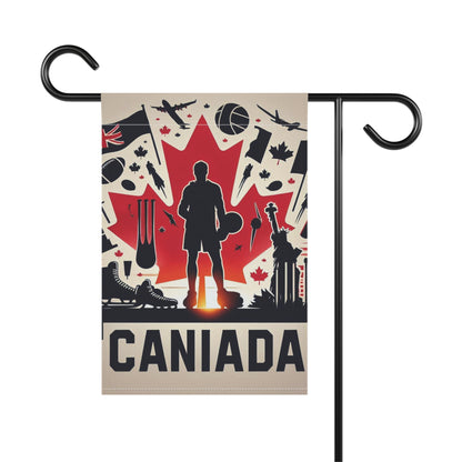 Flag Village CANADA Flag Sporting Garden & House Banner CAN0004