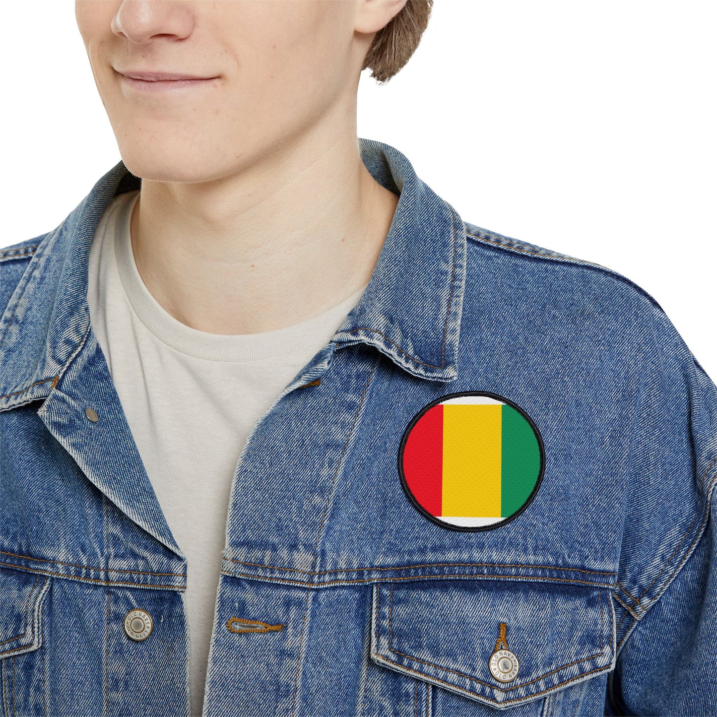 Flag Village Guinea Flag Embroidery Iron-On Patches