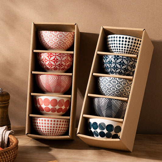 Flag Village Hefeng Ceramic Tableware Creative Personality Gift Box