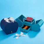 Flag Village Creative Eternal Flower Necklace Ring Double Gift Box
