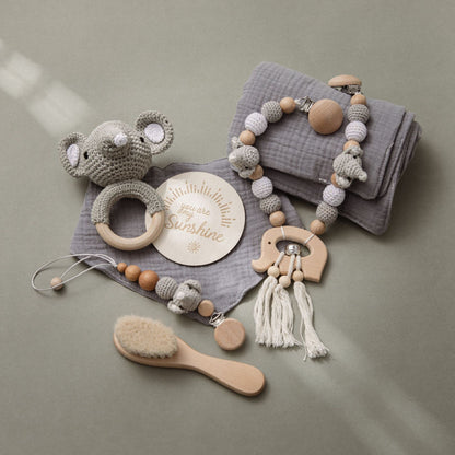 Flag Village Baby Gift Box Set Clothes Newborn Meet Supplies Complete Full Moon
