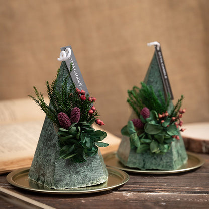 Flag Village Christmas Tree Aromatherapy Candle Gift Box Set