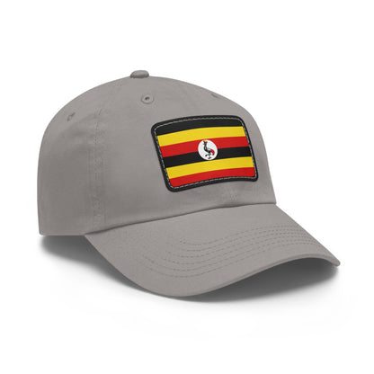 Flag Village Uganda Flag Hat Cap with Leather Patch