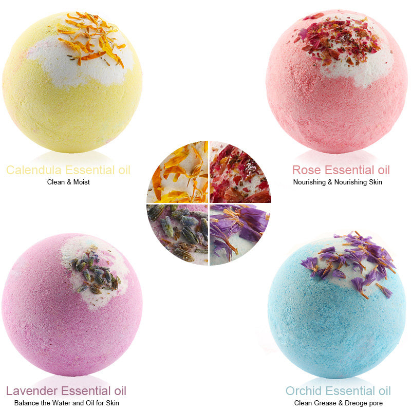 Flag Village Fragrant Bath Gift Box Bath Agent Bubble Egg