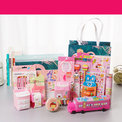 Flag Village Elementary School Birthday Gift Set Stationery Gift Box