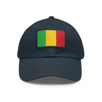 Flag Village Mali Flag Hat Cap with Leather Patch