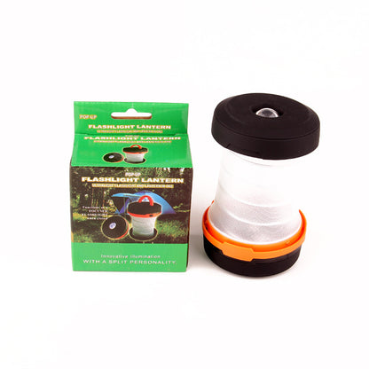 Flag Village Spring retractable outdoor camping lamp