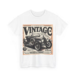 Flag Village USA Vintage Car Flag T-SHIRT Heavy Cotton Tee USA0008
