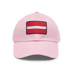 Flag Village Latvia Flag Hat Cap with Leather Patch