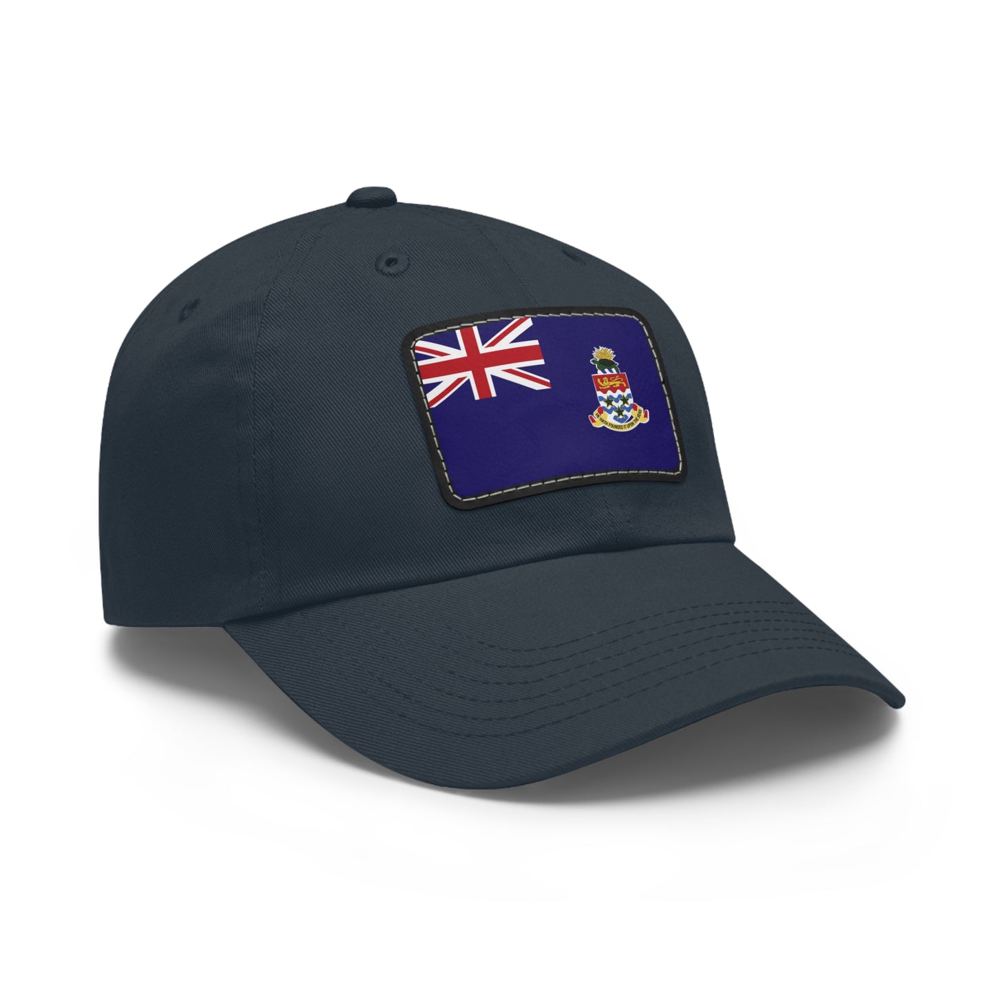 Flag Village Cayman Islands Flag Hat Cap with Leather Patch