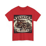 Flag Village USA Vintage Car Flag T-SHIRT Heavy Cotton Tee USA0014