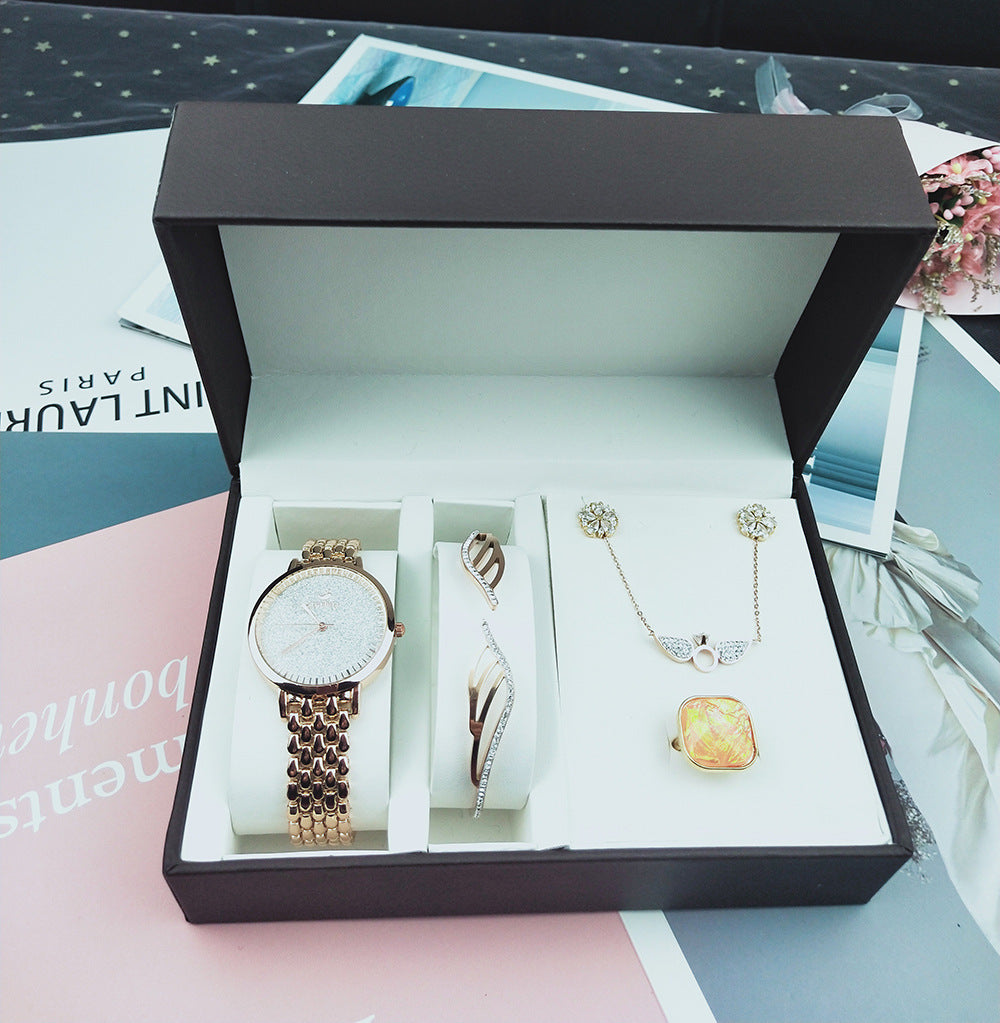 Flag Village 5-piece watch gift box set fashion decoration