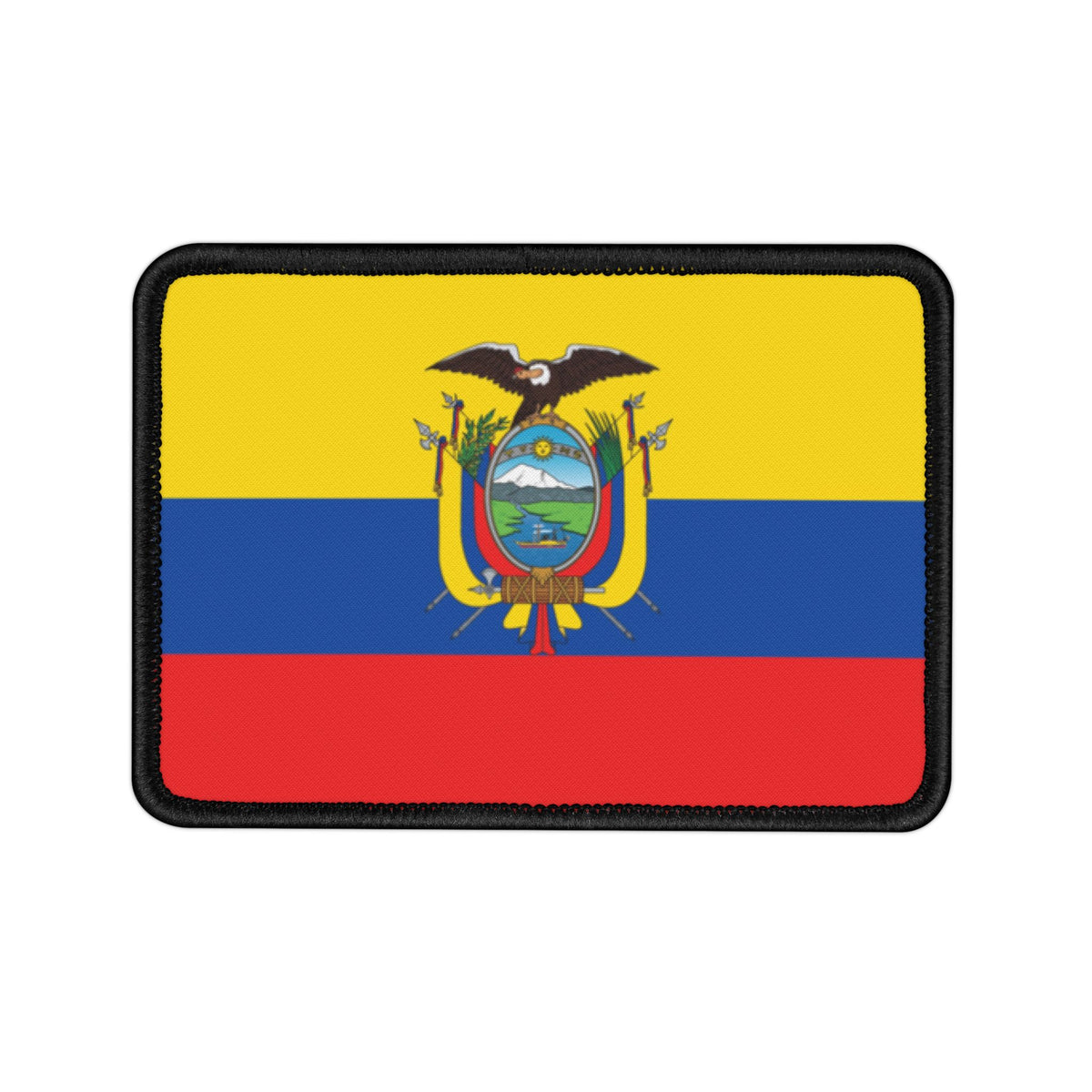 Flag Village Ecuador Flag Embroidery Iron-On Patches