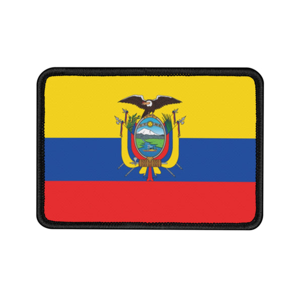 Flag Village Ecuador State Flag Embroidered Iron-On Patch