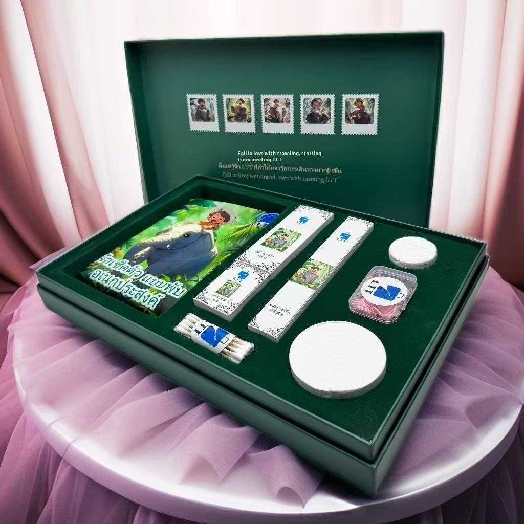 Flag Village Folding Bath Towel Gift Box Set