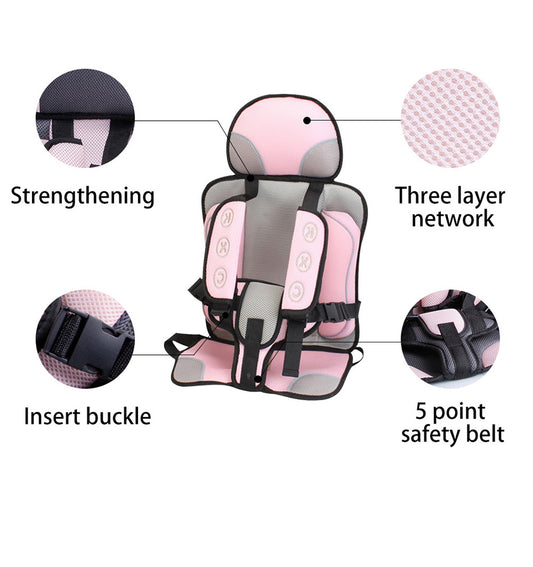 Flag Village Auto Tools Portable Baby Car Seat Chair Cushion Easy Installation