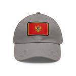 Flag Village Montenegro Flag Hat Cap with Leather Patch