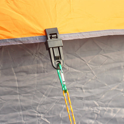 Flag Village Tent tent, wind rope fixing clip, outdoor camping plastic clip sunshade shed, tent tent accessories
