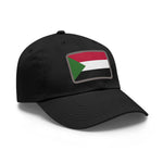 Flag Village Sudan Flag Hat Cap with Leather Patch