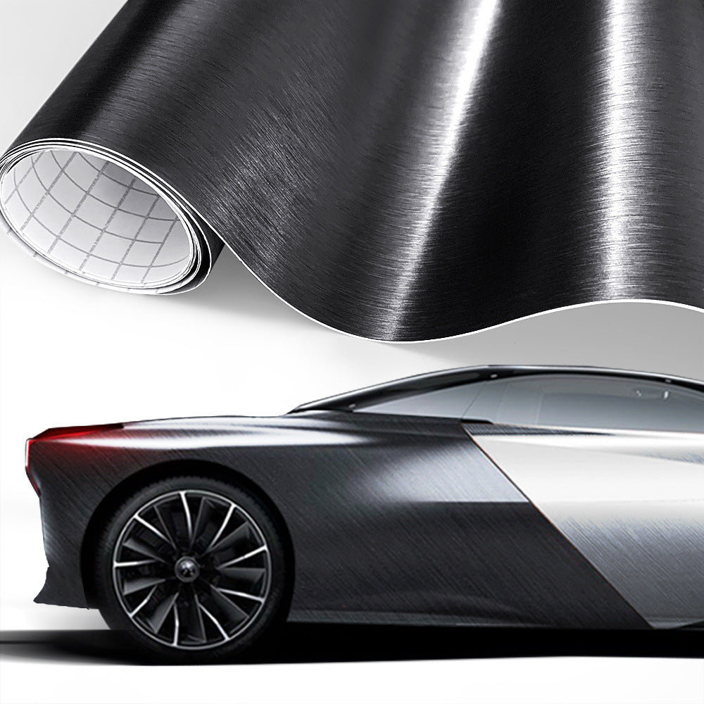 Flag Village Auto Tools Car Styling Glossy Black 5D Carbon Fiber Vinyl film Car Wrap
