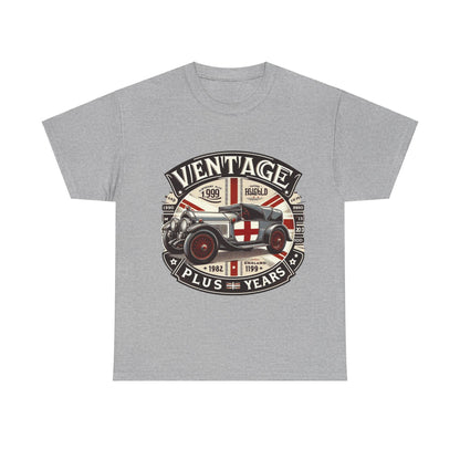 Flag Village UK Vintage Car Flag T-SHIRT Heavy Cotton Tee UK0005